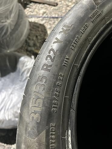 195 14 с: Шины 315 / 35 / R 22, Лето, Б/у, Комплект, Continental — 3