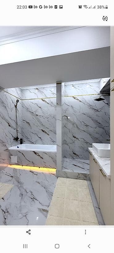 квартира 3 мкр: 3 комнаты, 112 м², Элитка, 9 этаж, Дизайнерский ремонт — 9