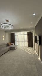 квартира в районе ошского рынка: 1 бөлмө, 54 кв. м, Элитка, 9 кабат, Евроремонт — 9