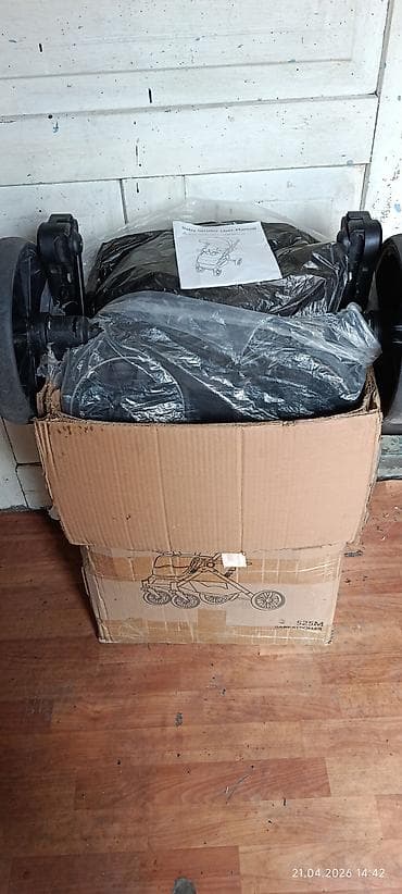 удобные: Коляска, Другой бренд, цвет - Серебристый, Б/у, Самовывоз — 6