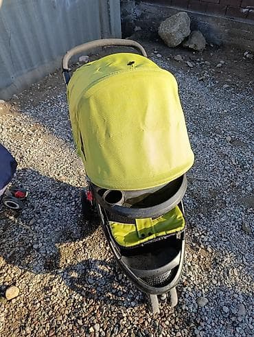 Коляски: Коляска, цвет - Коричневый, Б/у — 5