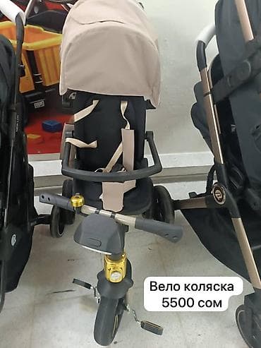 велосипеды 24: Коляска, Другой бренд, цвет - Черный, Новый — 2