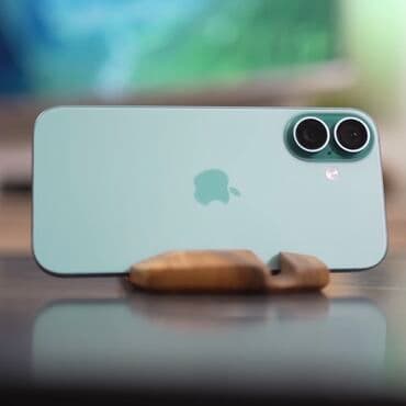 телефон айфоны: IPhone 16, 128 ГБ, Blue Titanium, Кулакчындар, Заряддоочу түзүлүш, Каптама, 100 % — 5