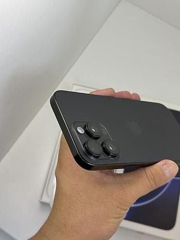 Техника и электроника: IPhone 16 Pro Max, Б/у, 256 ГБ, Black Titanium, Защитное стекло, Кабель, Коробка, 100 % — 7