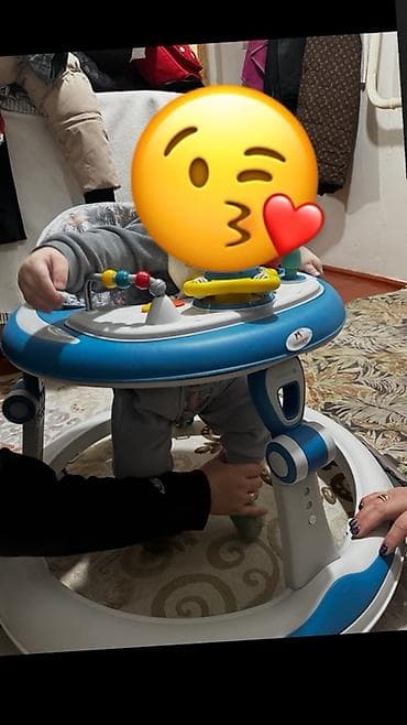 Бала бастыргычтар: Детские ходунки с игровой панелью - Тип: ходунки для малышей, круглая — 2