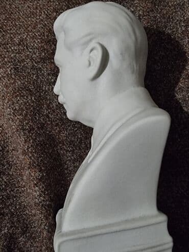 продажа статуэток: Сталин. Бюст фарфоровый. Антиквариат очень редкий высота - 21, 5см — 5