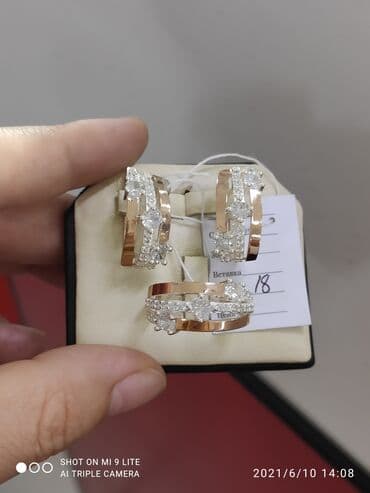 свадебные наборы ручной: Набор украшений, Проба 925, Женские, Новый — 5