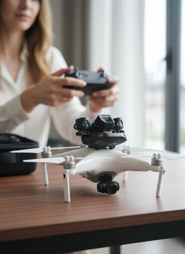 дрон для полей: Продается дрон есть в кейсе 📷 камера, FPV на телефон ✈️ До 30 м — 1