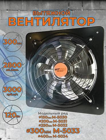 Промышленный вентилятор, Осевой, Другая мощность