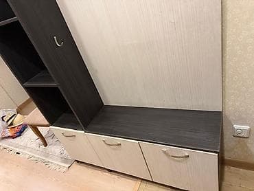 модульный коврик: Гарнитур для прихожей, Вешалка, ДСП, цвет - Коричневый — 1