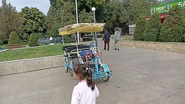 кок ой: Аттракционы для парка/набережной/сквера - Семейный веломобиль с — 10