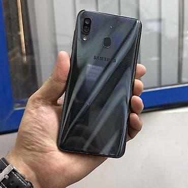 cs 55 plus: Samsung Galaxy A30, Б/у, 32 ГБ, цвет - Синий, 2 SIM — 1