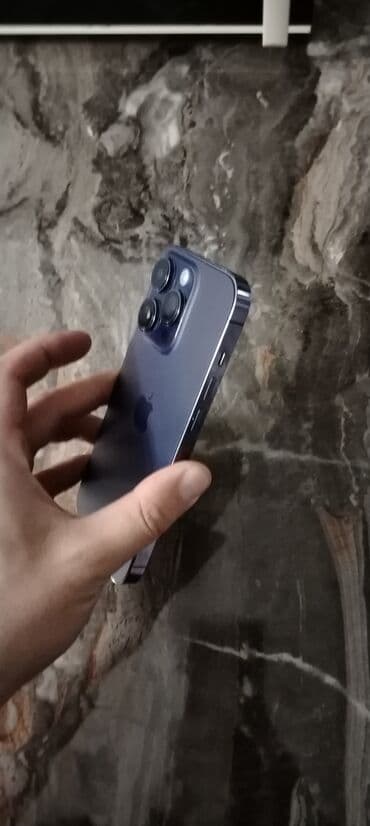 телефон 14 про макс: IPhone 14 Pro, Б/у, 128 ГБ, Deep Purple, Чехол, 84 % — 3