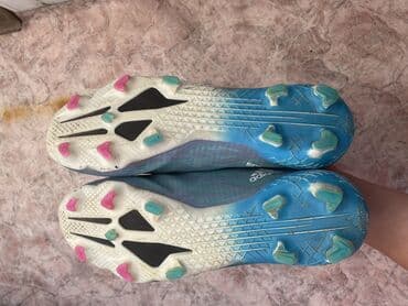 обувь 35 размера: Футбольные бутсы Adidas X Размер:43 Цвет:Голубой Состояние:хорошее — 4