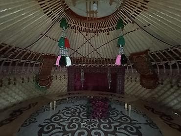 гитары ош: Боз үйлөрдү ижаралоо, Каркасы Жыгач, 85 баш, Казан, Идиш-аяк, Полу менен — 9