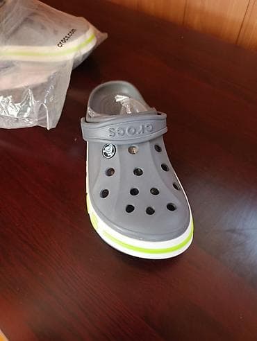 Сабо: Сабо, 37.5, Crocs, Новый, цвет - Серый, Самовывоз — 1