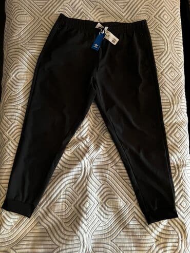 мужские штаны адидас: Мужские брюки, 2XL, Adidas, Новый, цвет - Черный, Самовывоз — 2