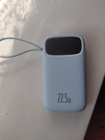 bluetooth jbl: Портативный аккумулятор (power bank) 22.5W, цвет голубой. - Быстрая — 1