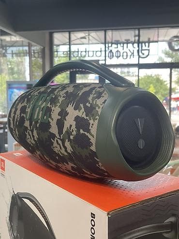 дисплей samsung j7: Портативная акустическая система JBL Boombox (камуфляж) - Яркий — 4