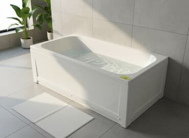 аквариум круглый: Ванна, Прямоугольная, Материал: Акрил, Размер: 130 x 70 см — 1