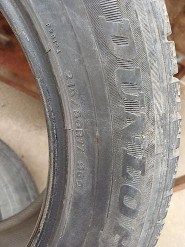 шинен: Шиналар 215 / 60 / R 17, Кыш, Жуп, Жеңил унаалар, Dunlop — 4