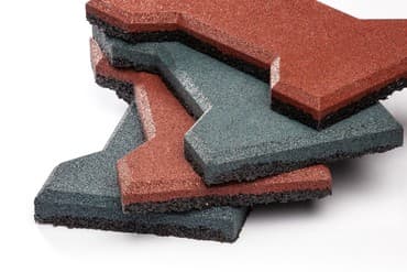 техническая резина: Резиновая плитка с рисунком французский веер размеры. 350мм*350мм — 6