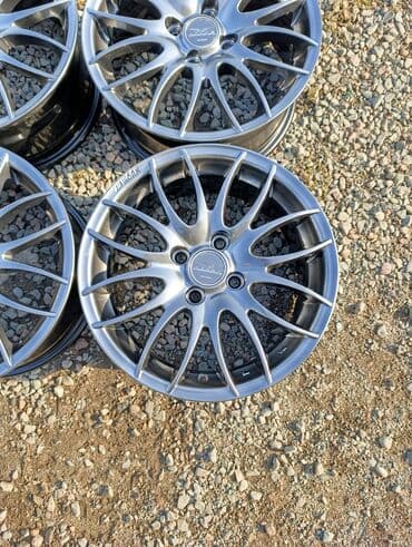 диск на х5: Литые Диски R 15 Work, Комплект, отверстий - 4, Б/у — 6