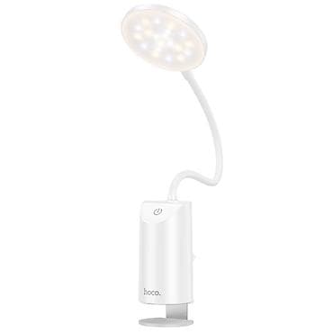 часы hoco: Лампа HOCO HX10 Clip Table Lamp White Настольная LED‑лампа с — 2