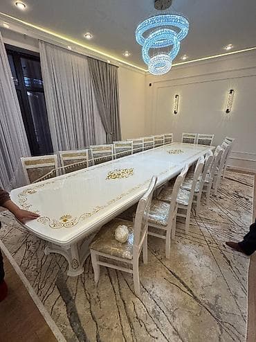 Залга арналган столдор: Зал үчүн үстөл, Бүктөө эмес, Тик бурчтуу — 5