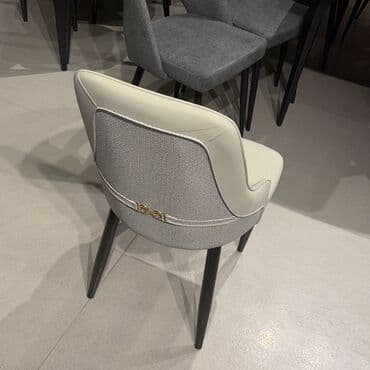 диваны для кафе и ресторанов: Стул для кухни, Другой материал, цвет - Серый — 7