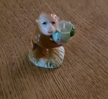 чип для животных: Подсвечник обезьянка 🐒 со свечой Оригинальный декоративный подсвечник — 4