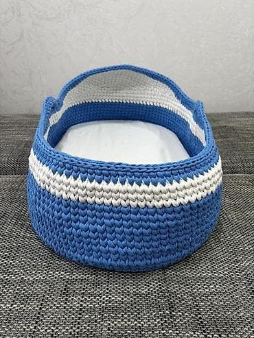 Балдар керебети: Люлька, Ташып жүрүүчү, Жыгач, түсү - Көгүлтүр — 2