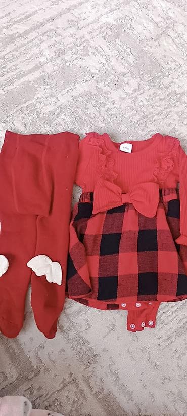 Атайын кийим: Вещи для девочки от 6 до9 месяцев 
без пятен. за все 1000 — 2