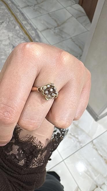 nike pegasus: Золотое кольцо с бриллиантами Размер :17. -17,5 Цвет красное золото — 1