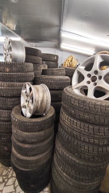 шинный центр кудайберген: Шиналар 215 / 55 / R 17, Кыш, Колдонулган, Комплект, Жеңил унаалар, Жапония, Bridgestone — 3