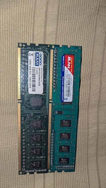 hyperx cloud core: Оперативная память (RAM) для ПК, Б/у, Goodram, 4 ГБ, DDR3, 1333 МГц — 1