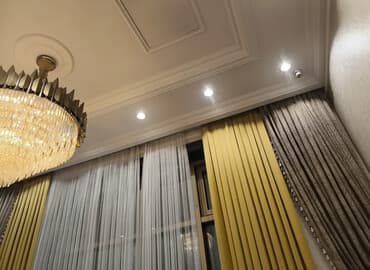 спортивные форма: Комплект штор, Жаккард, С кистями, Изготовление на заказ, Для спальни — 1