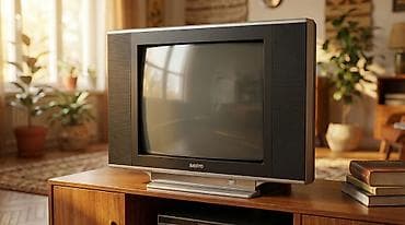 Телевизор б/у SANYO, диагональ 27" Тип: кинескопный, плоский экран