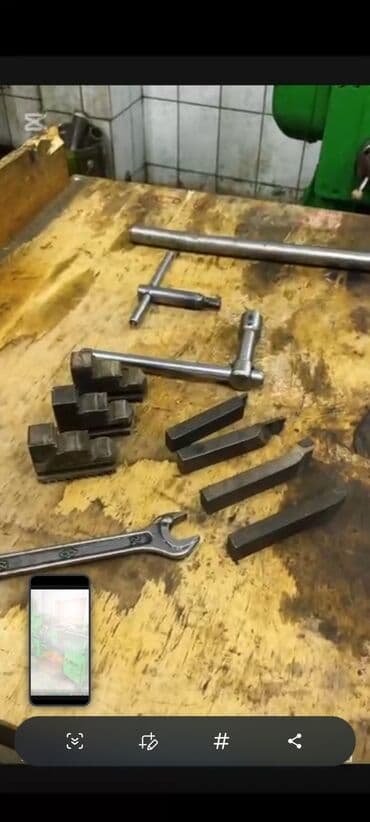 метчик лерка: Токарный станок без ЧПУ, 1А616, Б/у — 3