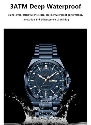 Другие комплектующие: Классические часы часы, Водонепроницаемые, Мужские, Новый — 4