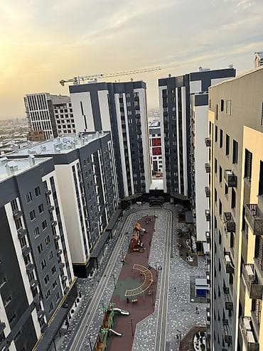 гостинечный тип: 1 комната, 41 м², Тунгуч мкр Элитка, 10 этаж, ПСО (под самоотделку) — 2