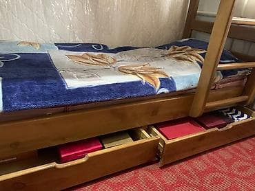 Шкафтар: Кровать 2х ярусная длина 2м высота 1,8м — 2
