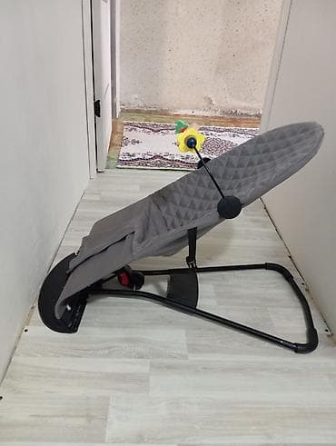 Детский шезлонг, Качалка, Железо, цвет - Серый