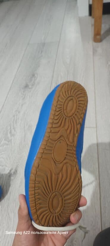 спортивные костюмы для тренировки: Детские кеды/кроссовки для зала - Цвет верха: ярко‑синий - Подошва — 9