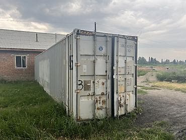 Контейнерлер: Металлический морской контейнер 40 футов (high cube/standard — по фото — 1