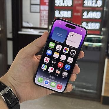 galaxy folder: IPhone 14 Pro, Б/у, 256 ГБ, Deep Purple, Защитное стекло, Чехол, 100 % — 6