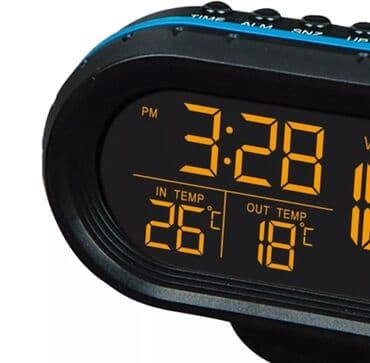 очень нужны: Часы 4 в 1 для автомобиля. Работают от прикуривателя или батарейки — 3