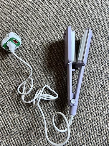 трехрожковая плойка: Плойка Вид плойки: Тройной, Керамическое — 2