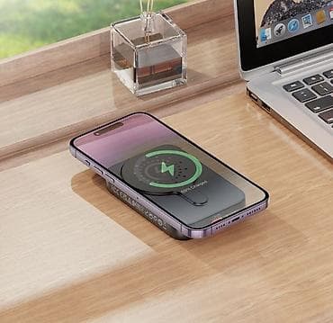 Магнитный беспроводной пауэрбанк с поддержкой MagSafe - lalafo.kg да Магнитный беспроводной пауэрбанк с поддержкой MagSafe -