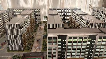 discovery studio: 3 комнаты, 88 м², Церковь Элитка, 5 этаж, ПСО (под самоотделку) — 1